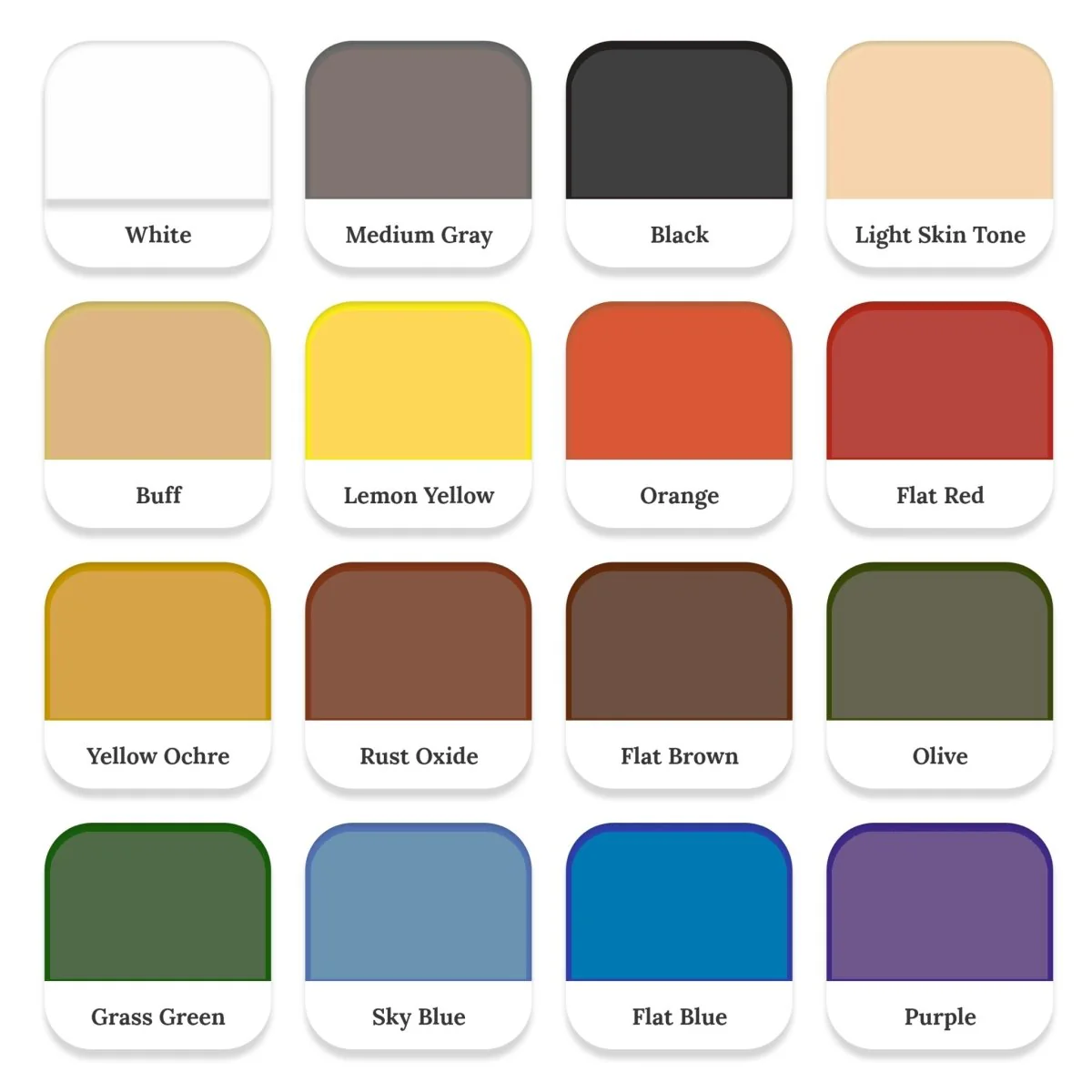 Micro-Mark Basic Color Acrylic Paint Set - Image 10