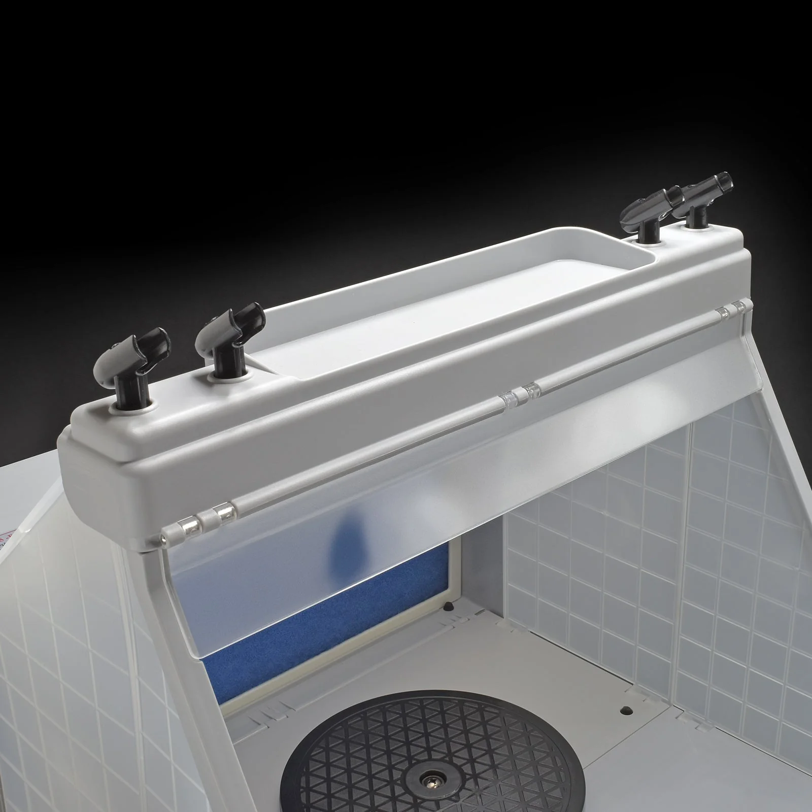 Airbrush Holder & Tray Attachment for the Micro-Mark Fold Up Spray Booth - Image 4