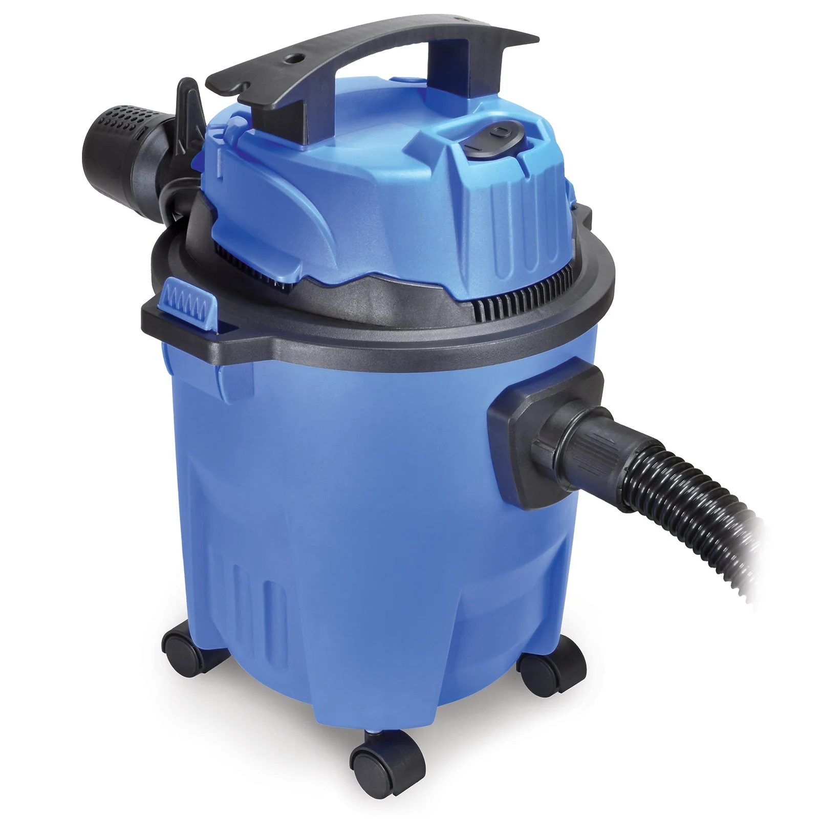 Micro-Mark Mini Wet/Dry Vacuum, 3 Gallon, 4 Horsepower, 4.0 HP AC, Blue - Image 3