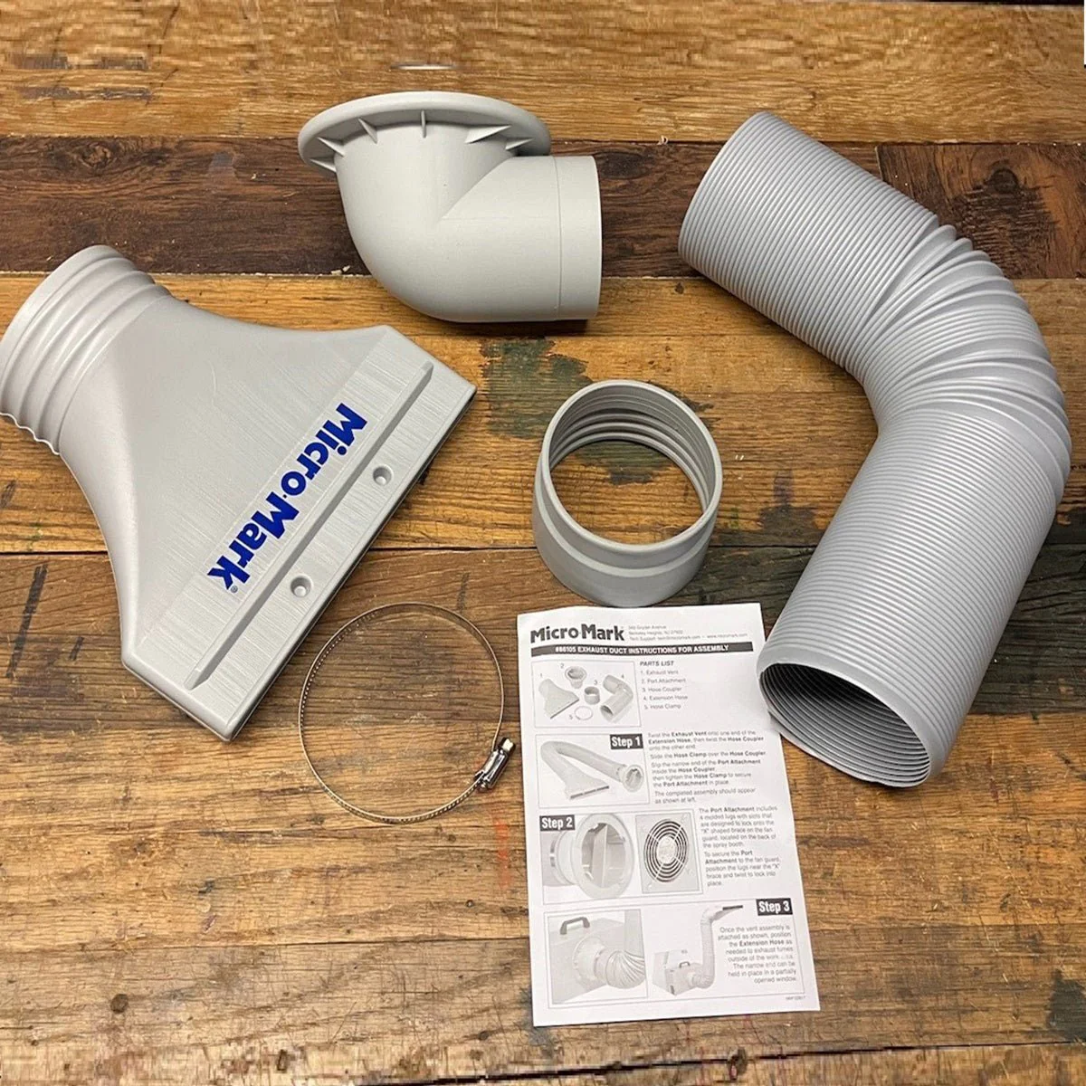 Exhaust Duct with Window Vent for Micro-Mark Spray Booths - Image 4