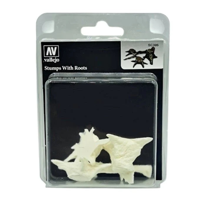 Acrylicos Vallejo Scenics Stumps with Roots, 1/35 Scale - Image 3